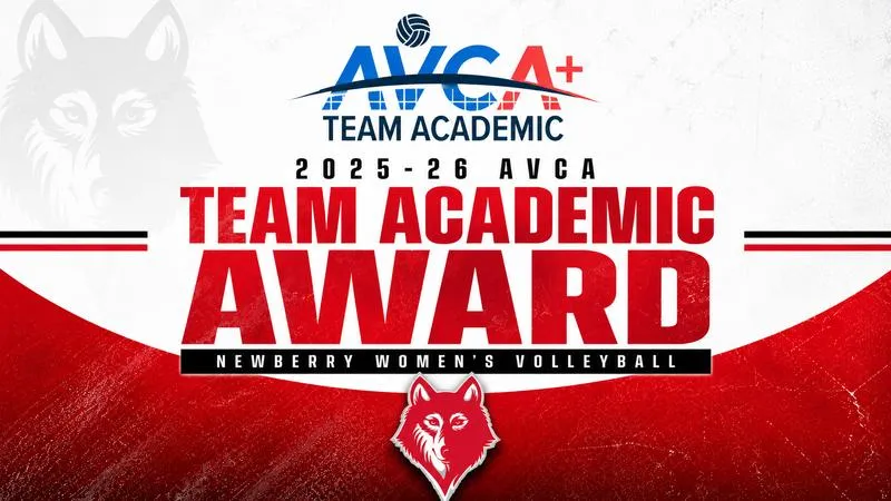Newberry Volleyball Earns AVCA Team Academic Award for 2025-26