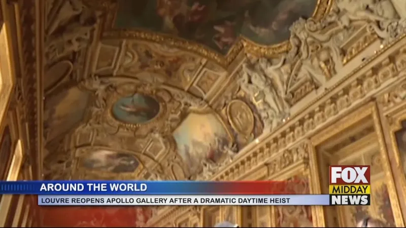 Louvre's Apollo Gallery Reopens To Public After Heist