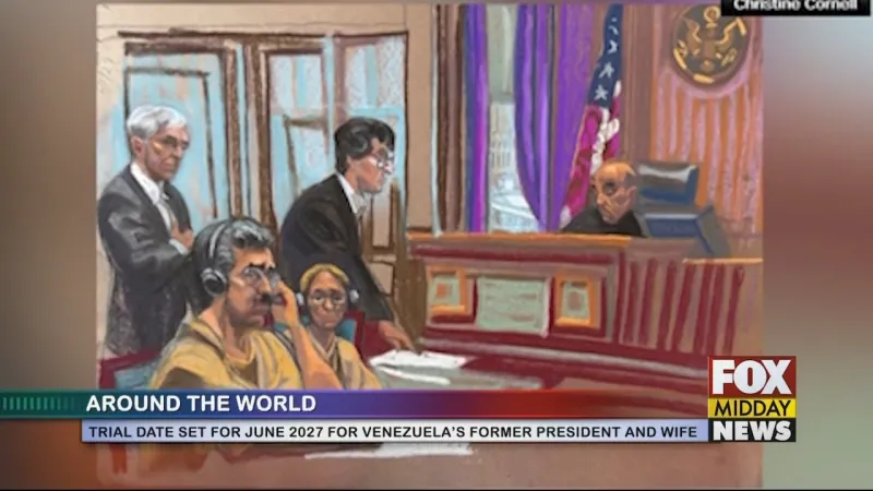 Trial For Nicols Maduro And Wife Set For June 2027