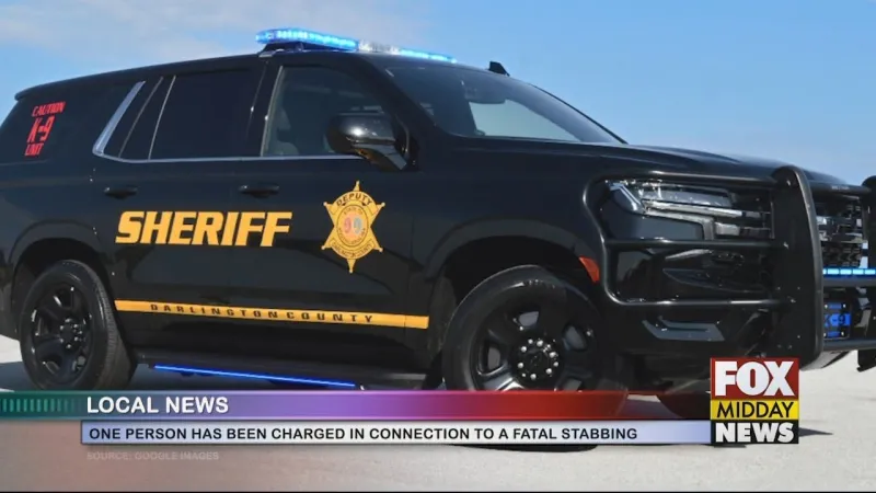 Man Charged In Connection To Fatal Stabbing In Darlington Co.