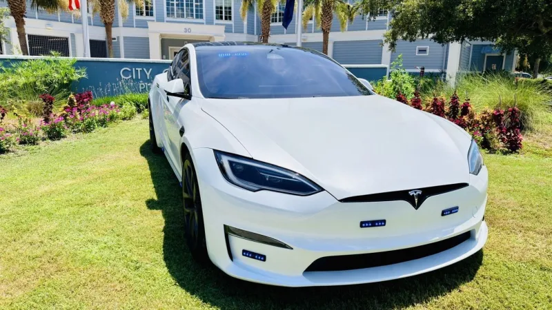 IOP Police department adds Tesla Model S to vehicle fleet