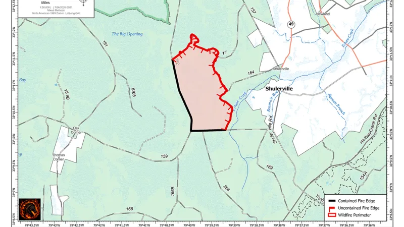 Horse Island Fire 50% contained but upcoming dry conditions could extend efforts
