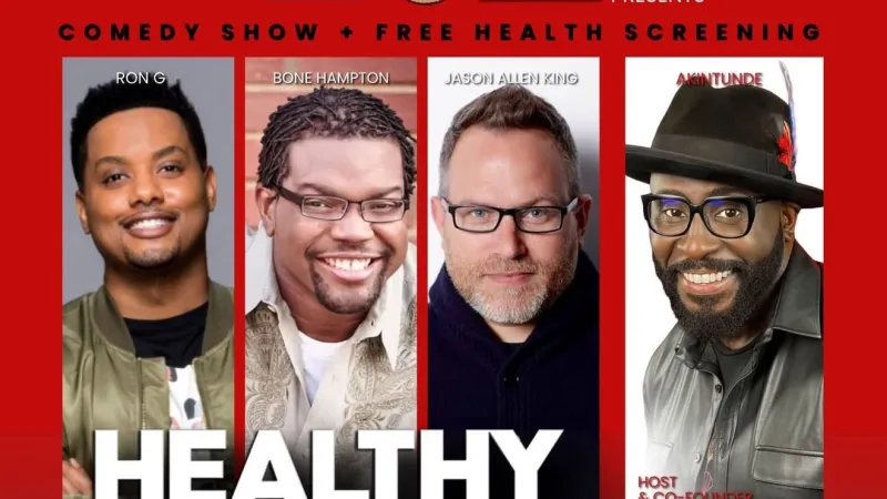 SC comedian Akintude combines comedy show with health screenings for guests