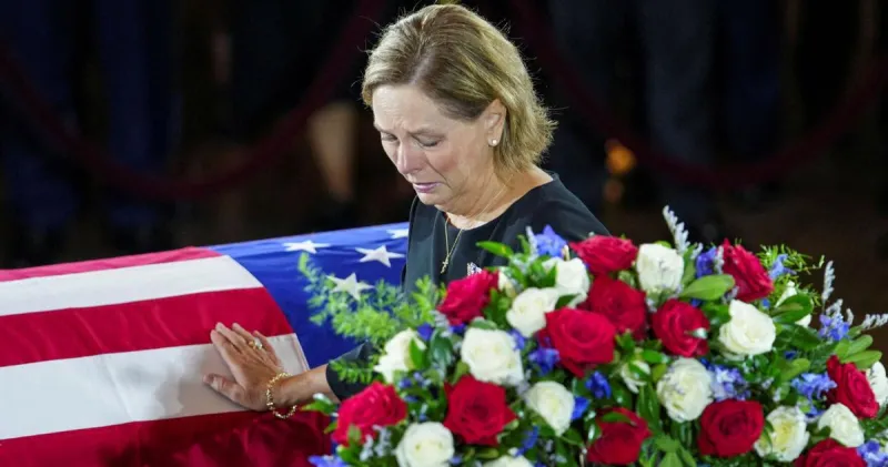 Lindsey Graham received deeply personal farewells from Trump, world leaders and his family