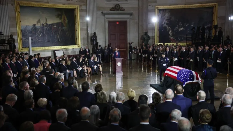 'An American original': Political world says goodbye to Sen. Lindsey Graham