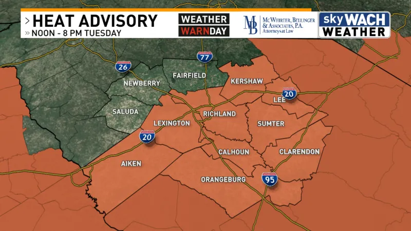 Dangerous heat today, strong storms possible this evening