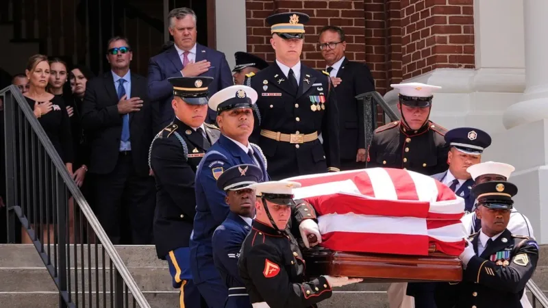 Close ones remember Lindsey Graham during his funeral in South Carolina