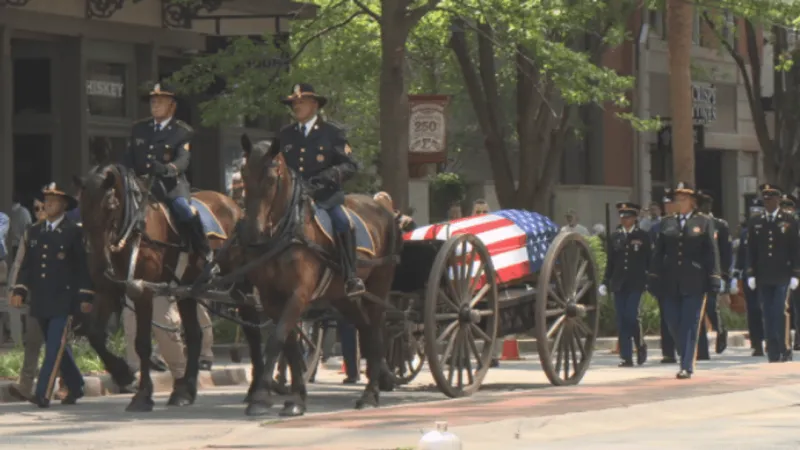 Procession for late Sen. Lindsey Graham stretches through downtown Columbia