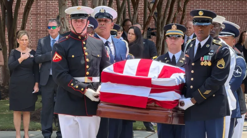 Hundreds honor Sen. Lindsey Graham, remembering a life of service, faith and dedication