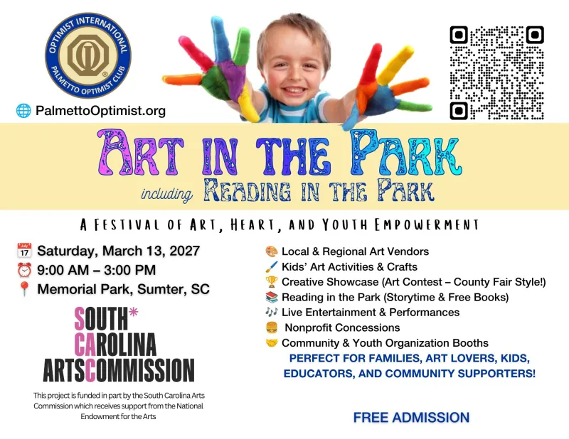 S.C. Carolina Arts Commission awards $4,785 grant for 2027 Art in the Park