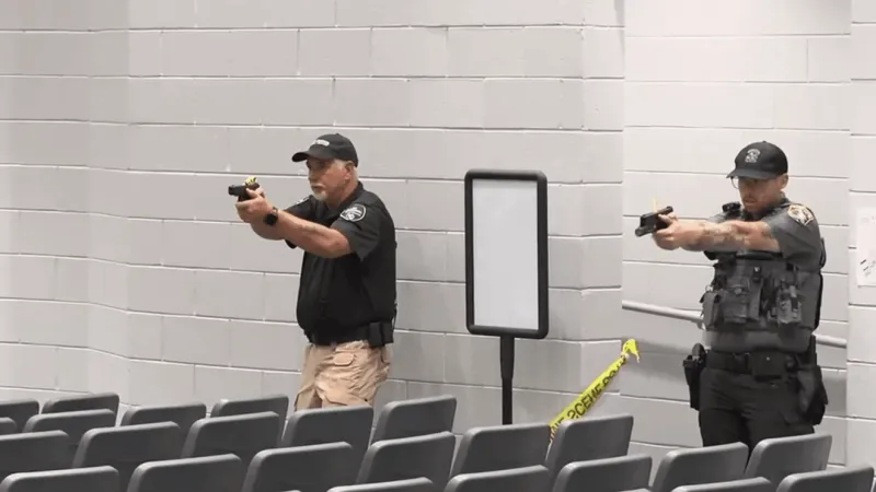 Horry Co. officers train at middle school to prepare for active shooter drills