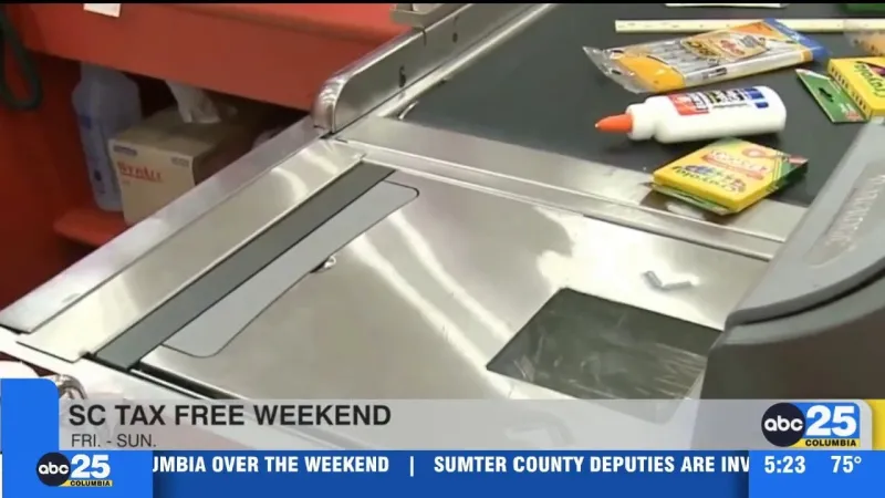 SC Tax Free Weekend set for August 7-9