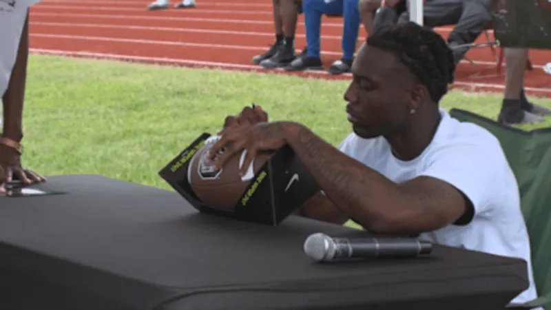 Marion native and Gamecocks DB hosts youth football camp at alma mater