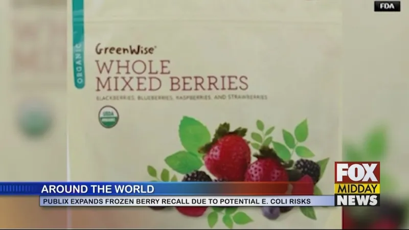Publix Recalls Certain Frozen Berries Over E. Coli Concerns