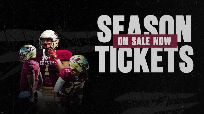 Erskine Football | Season tickets available now for the 2026 season