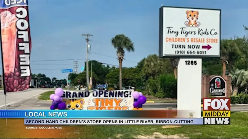 Ribbon-Cutting For New Second-Hand Store For Kids In Little River