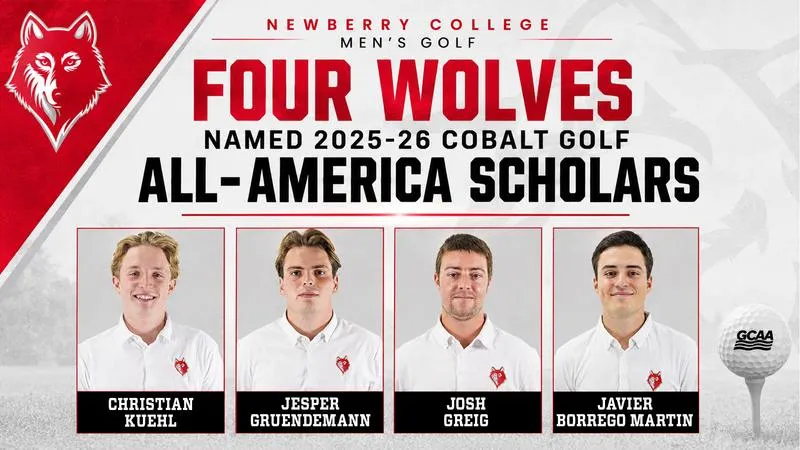 Four Wolves Named 2025-2026 Cobalt Golf All-America Scholars