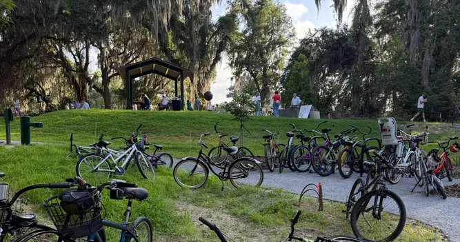 A Civil War-era fort is now Charleston's newest public park. It offers Stono River sunset views.