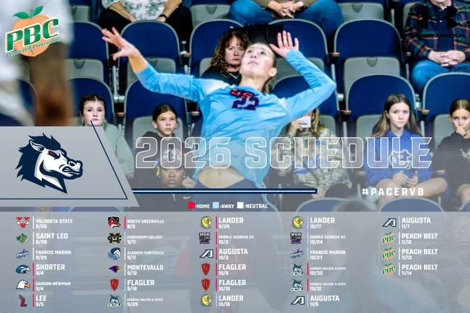 USCA Reveals 2026 Volleyball Schedule