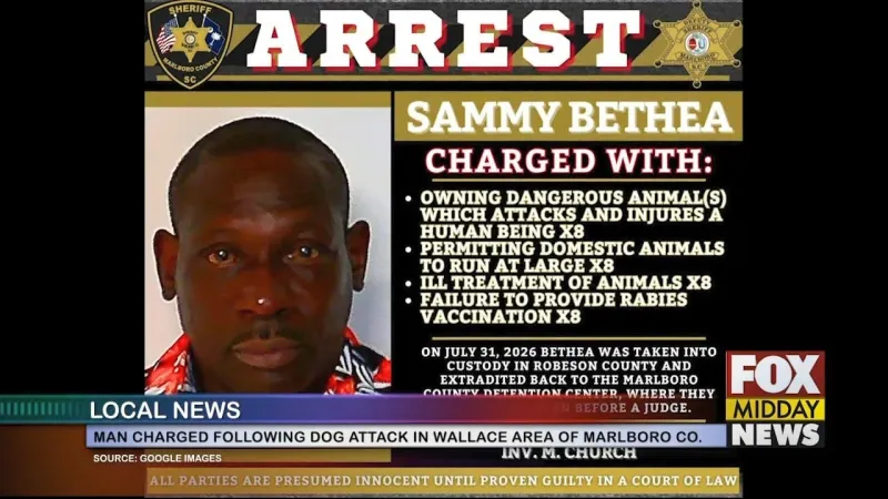 Man Arrested After Dogs Allegedly Attack Victim