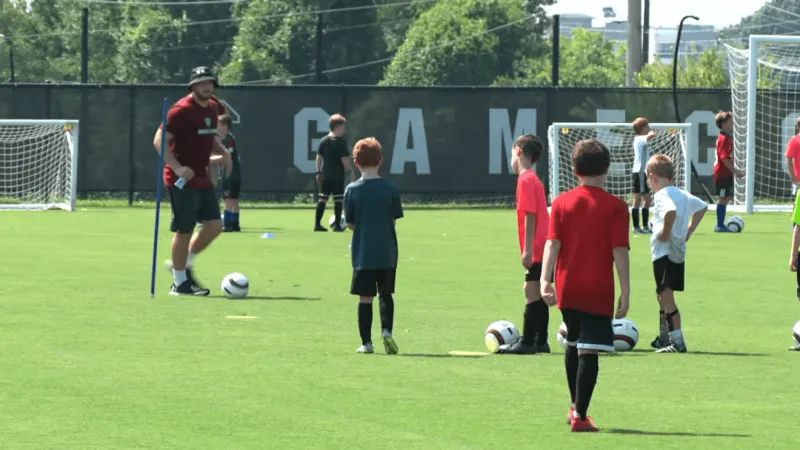 South Carolina Men's Soccer hosts kids camp