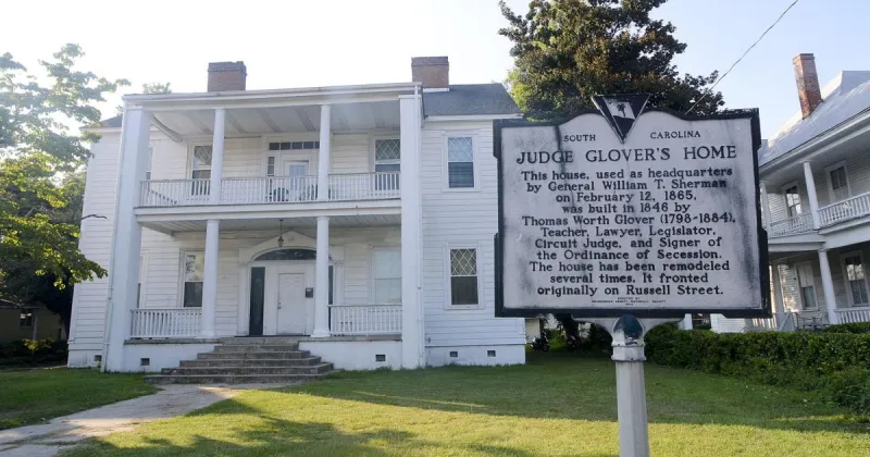 Judge Glover home survived Sherman's Orangeburg raid