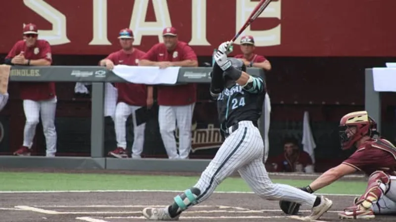 CCU baseball season ends with 2-1 loss against Florida State