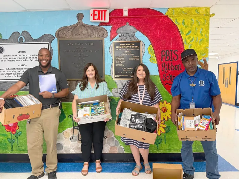 Schools collect supplies donated through annual drive