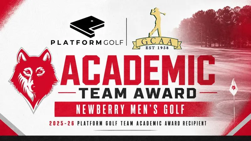 Newberry Men's Golf Earns GCAA PLATFORM Golf Team Academic Award