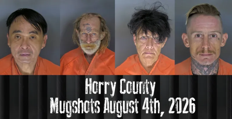 Horry County Mugshots August 4th, 2026
