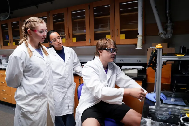 Furman physics students explore their interests and campus through summer research