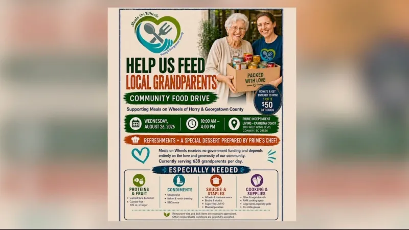 Help Feed Local Seniors Through a Community Food Drive