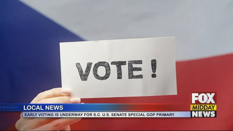 Early Voting In South Carolina For U.S. Senate Special GOP Primary