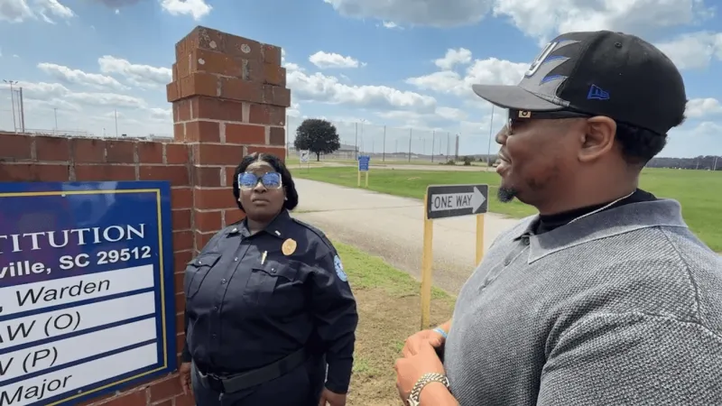 Corrections officer credited with helping save truck driver after fiery I-20 crash