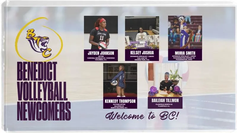Benedict Women's Volleyball Adds Five Newcomers