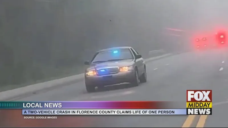 Two-Vehicle Crash Claims Life Of One Person