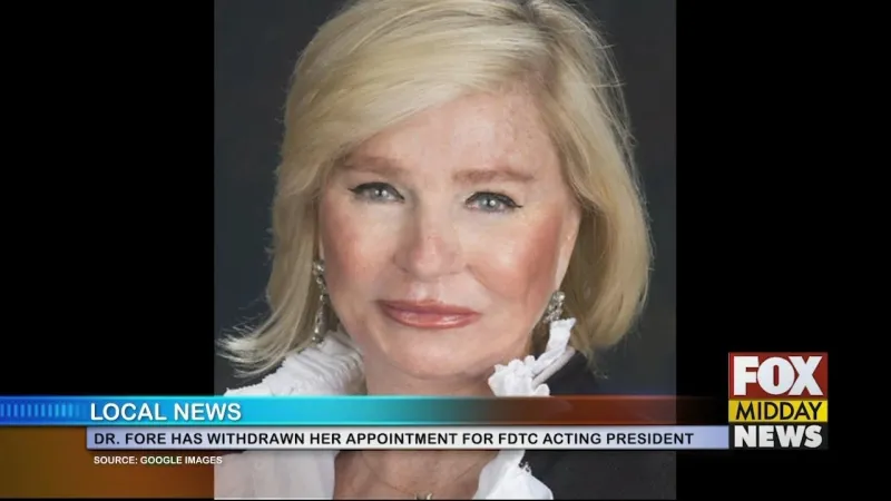 Dr. Fore Withdraws Appointment To Be Acting President For FDTC