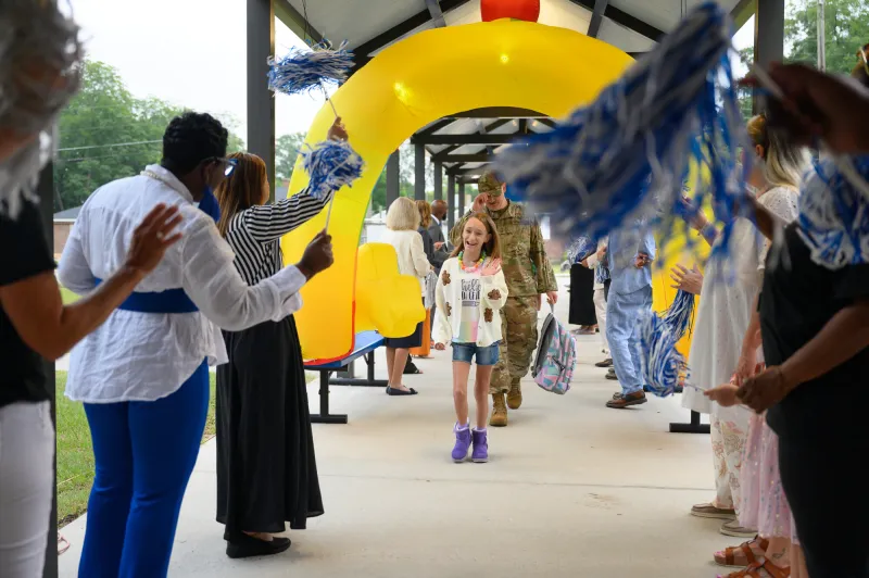 Superintendent Gary, leaders kick off 1st day with school visits