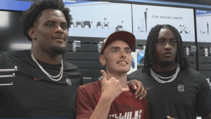 Gamecock Football players host meet and greet for College Football 27 game