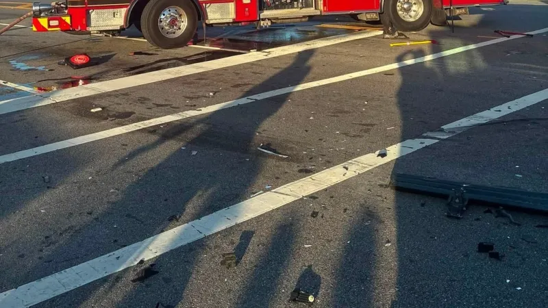 Five Injured in Three-Vehicle Crash Near River Oaks Drive and Carolina Forest Boulevard