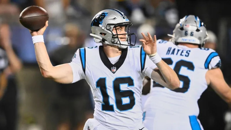Undrafted rookie quarterback Haynes King leads Panthers to 33-30 comeback win