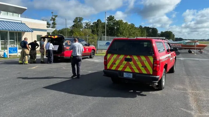 Pilot not injured after small plane lands in woods near Conway Airport: HCFR