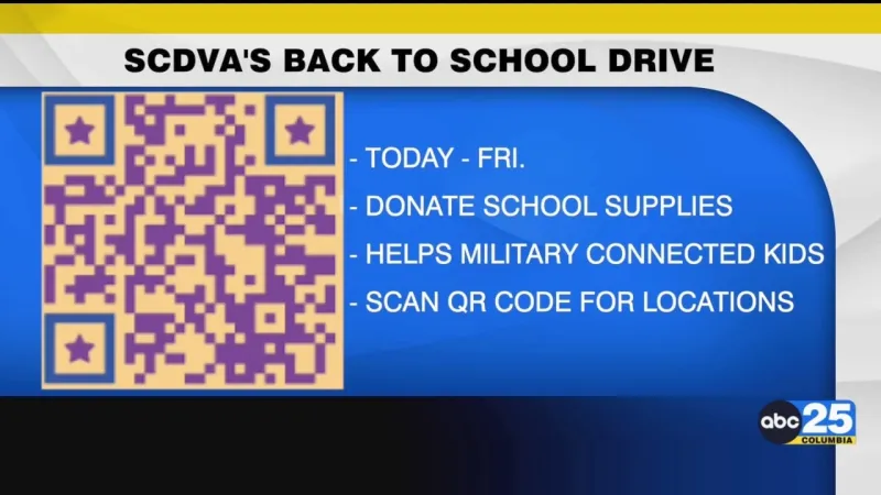 SCDVA holding back-to-school drive