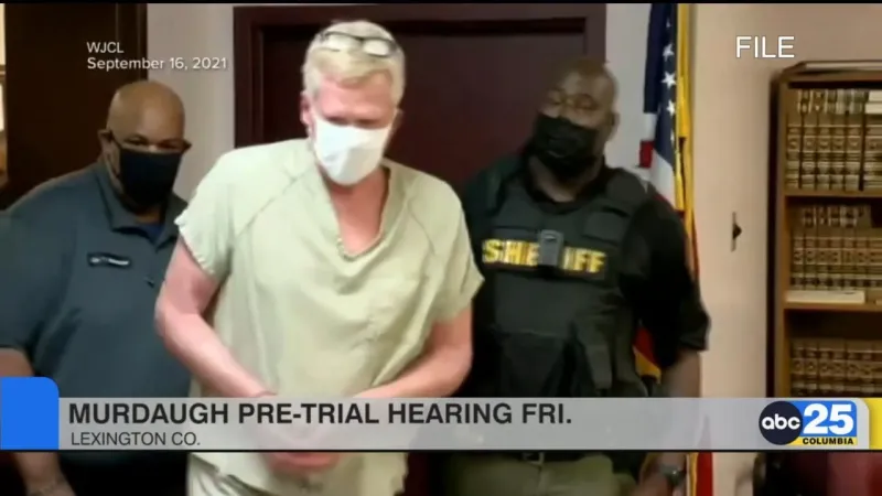 Murdaugh pre-trial hearing set for Friday