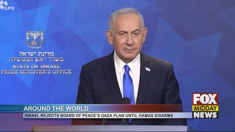 Israel Rejects Gaza Peace Plan Proposal Over Hamas Disarmament