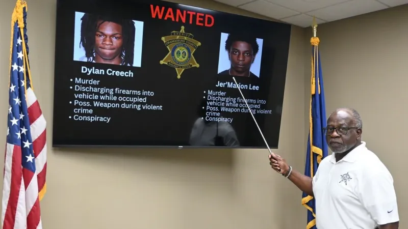 Two teens arrested in murder investigation, third suspect dies in deputy shootout