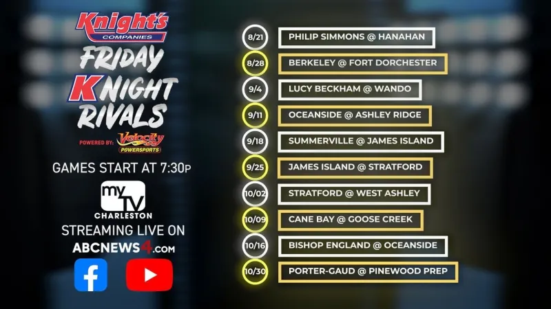 Friday Night Rivals returns for 17th season of Lowcountry high school football action