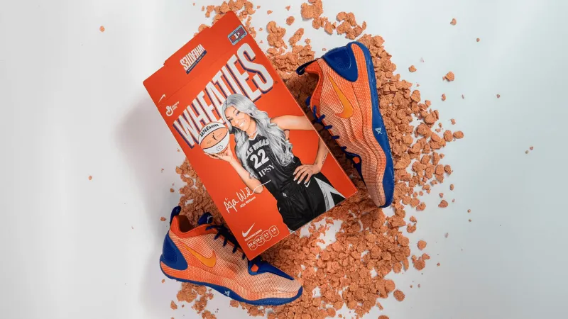 A'ja Wilson celebrates 30th birthday with custom 'A'Wheaties' Nike shoes