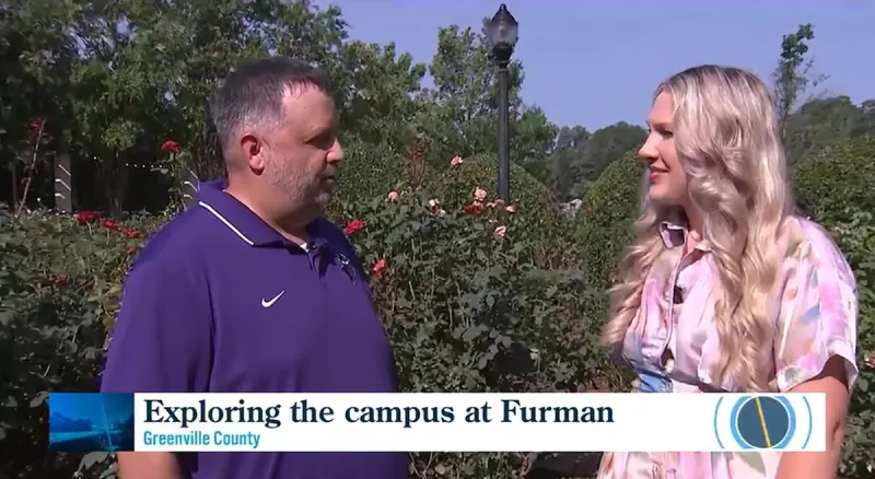 Furman University's Rose Garden, Place of Peace take the spotlight