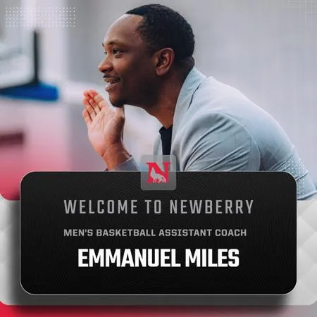 Newberry Welcomes Emmanuel Miles to Men's Basketball Coaching Staff
